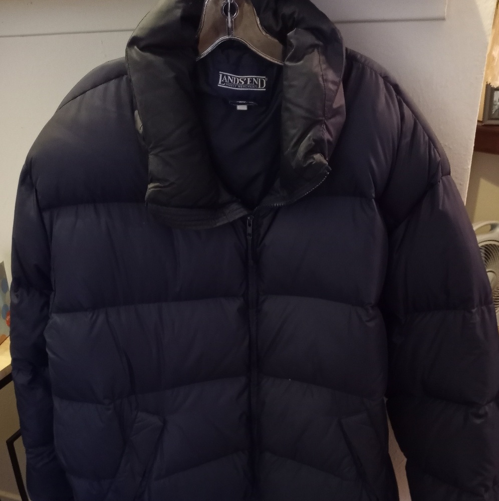 Men's goose down puffer coat